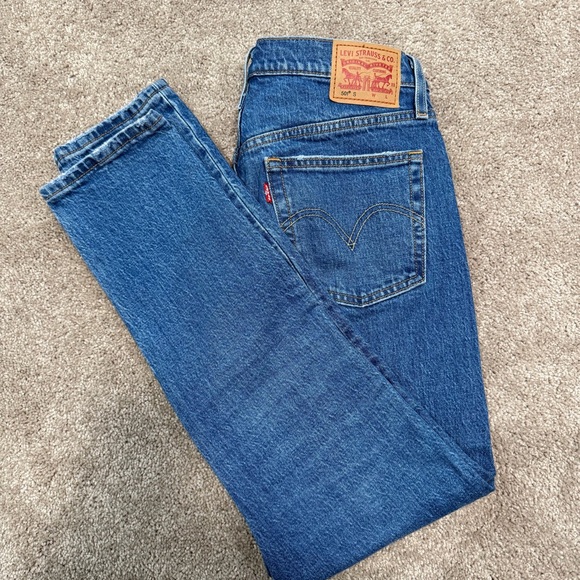 Levi's Other - Levi's Men's 501 Skinny Fit Blue Denim Jeans